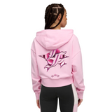 LaFrancé Pink HEEM Women's Cropped Hoodie