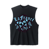 Butterfly Sleeveless Cutoff Tee