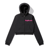 Women's Cropped Zip Hoodie