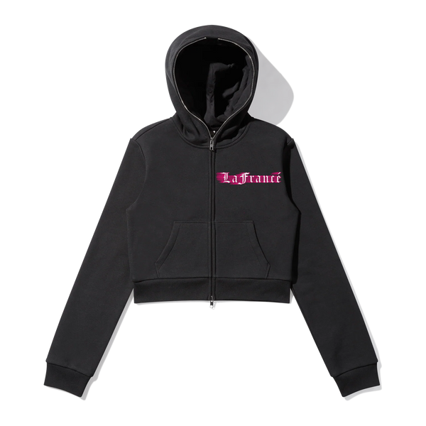 Women's Cropped Zip Hoodie