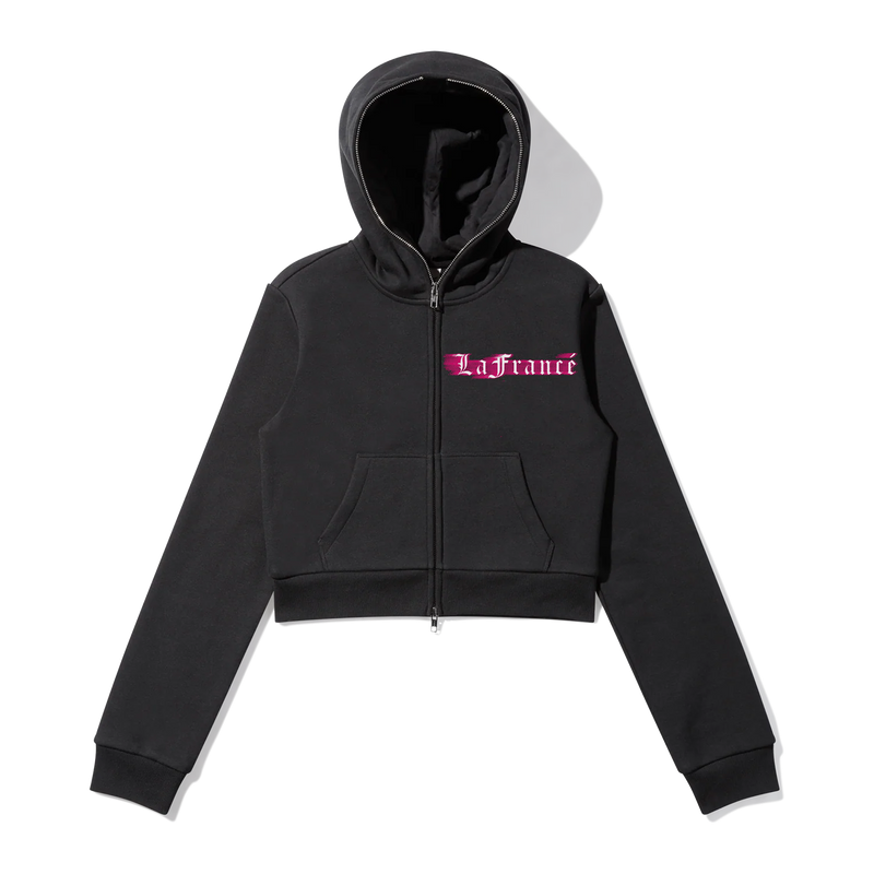 Women's Cropped Zip Hoodie