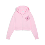 LaFrancé Pink HEEM Women's Cropped Hoodie