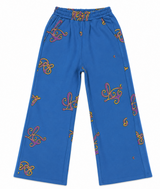 SCRIPT ALL OVER PANTS