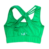 Women's Green Sports Bra