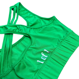 Women's Green Sports Bra