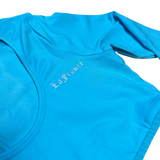 Women's Blue Long Sleeve Top