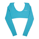 Women's Blue Long Sleeve Top