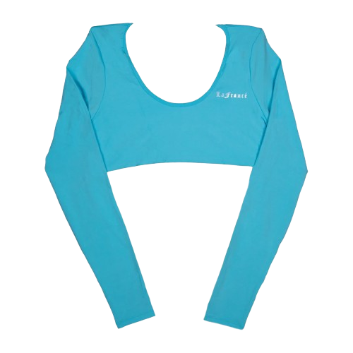 Women's Blue Long Sleeve Top