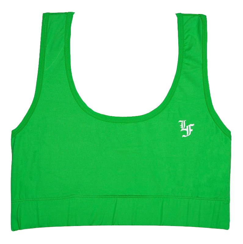 Women's Green Sports Bra