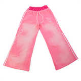 Cross Double Waist Baggy Sweatpant