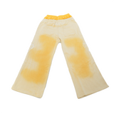 Cross Double Waist Baggy Sweatpant