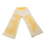 Cross Double Waist Baggy Sweatpant